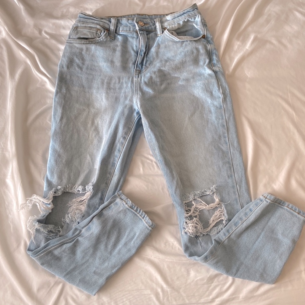 Ripped Blue Jeans